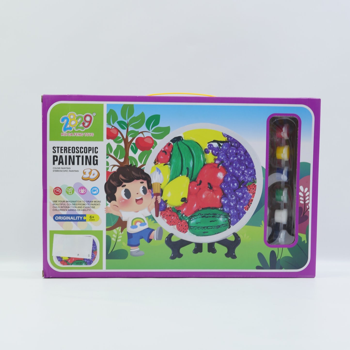 3D Fruit Painting Art Set for Kids
