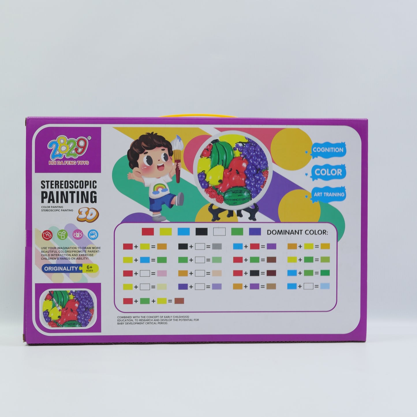 3D Fruit Painting Art Set for Kids