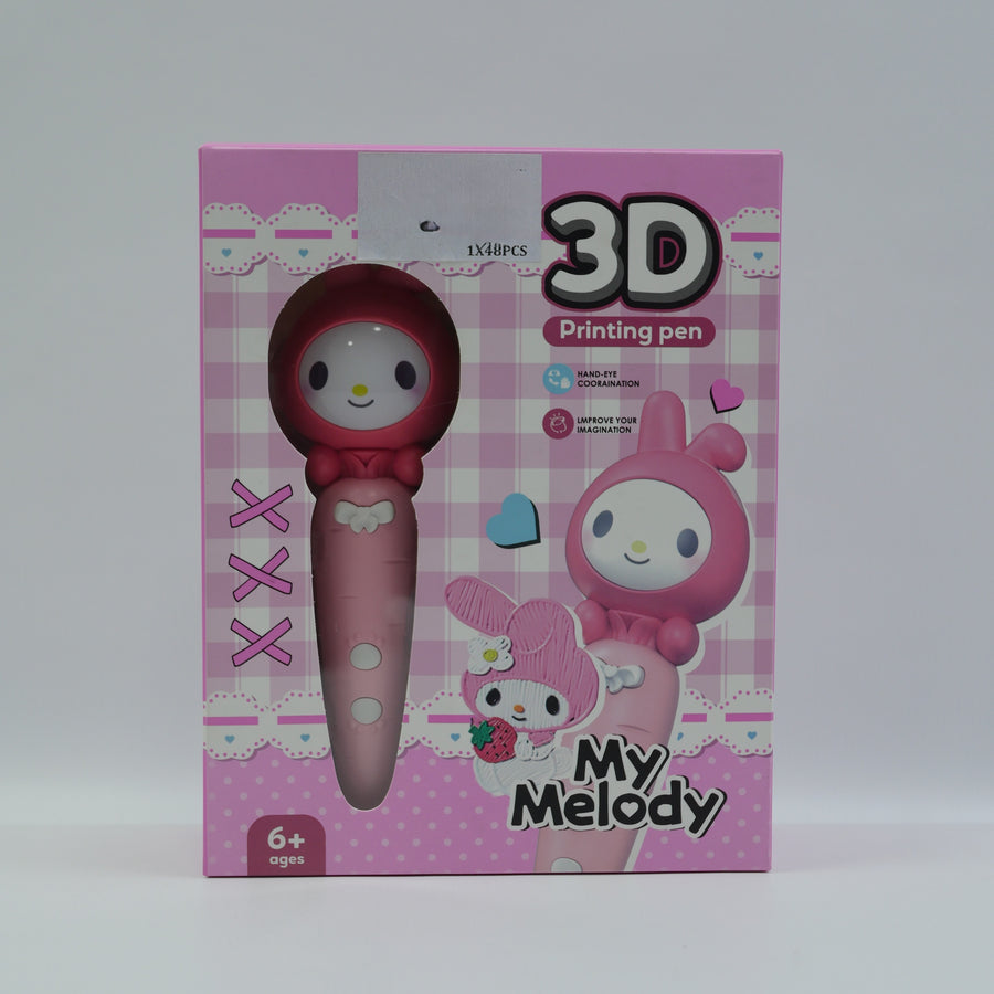 3D Printing Pen with USB - Pink - Age 6+