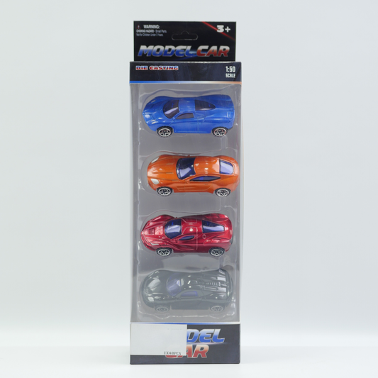 4 Piece Die-Cast Car Pack