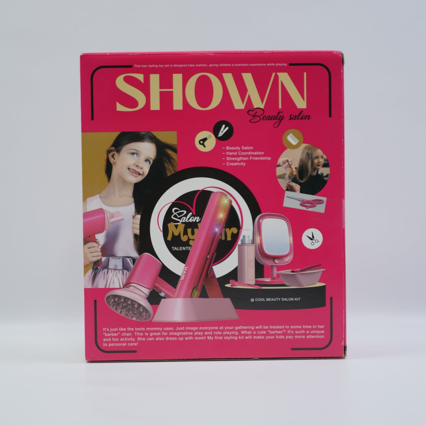 4 Piece Hair Styling Beauty Play Set