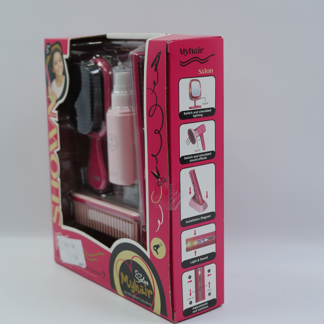 4 Piece Hair Styling Beauty Play Set