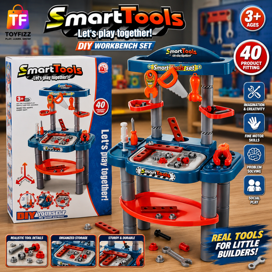 40 Piece Smart Tools Workbench Playset for Kids