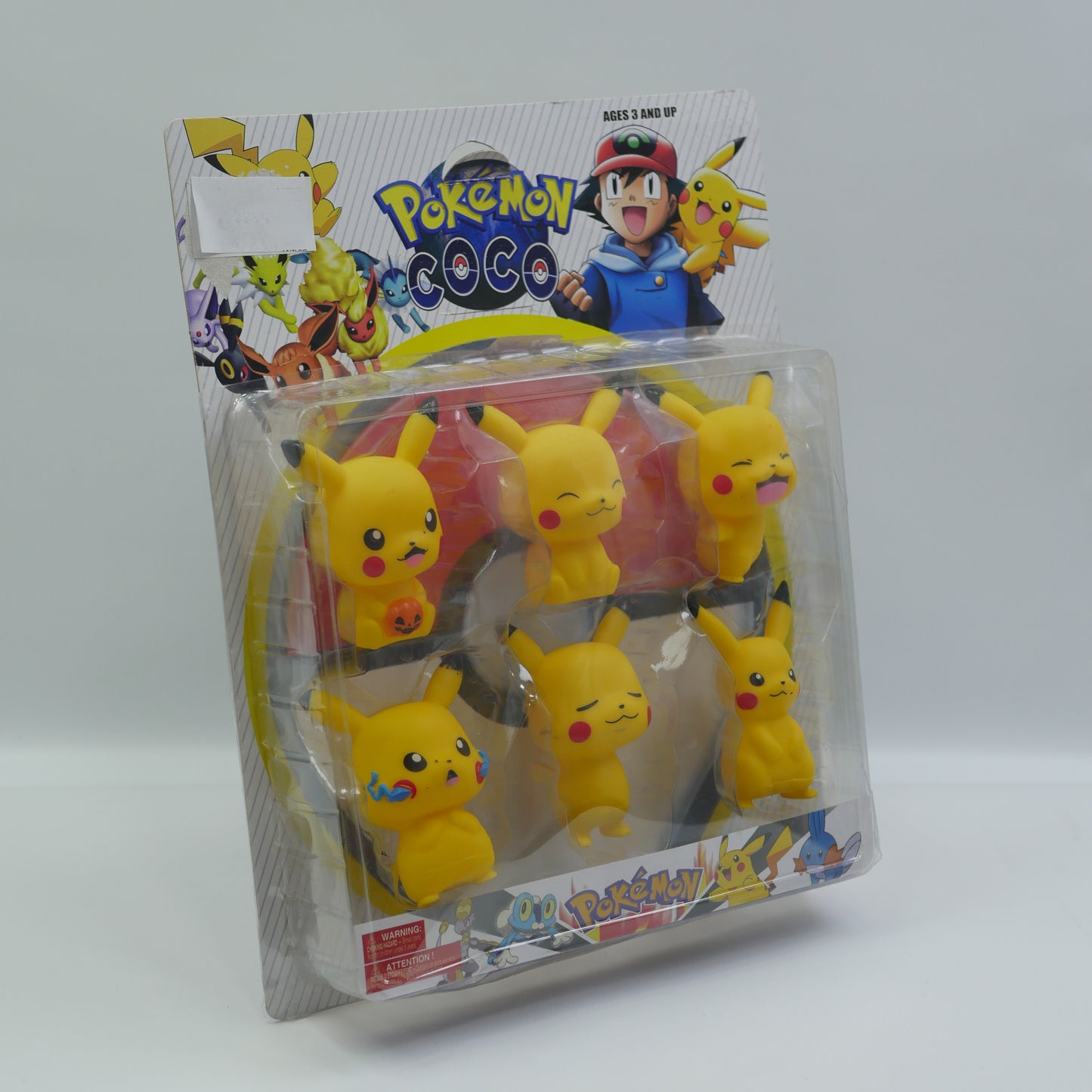 6 Piece Pokemon Character Figure Set - 4 Inch