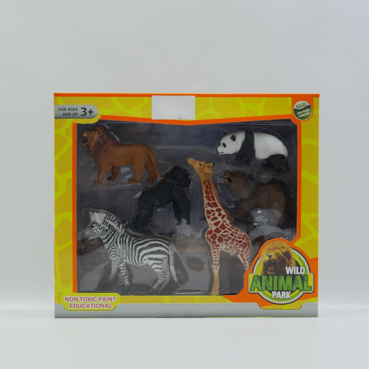 6 Piece Wild Animal Figure Set - Age 3+