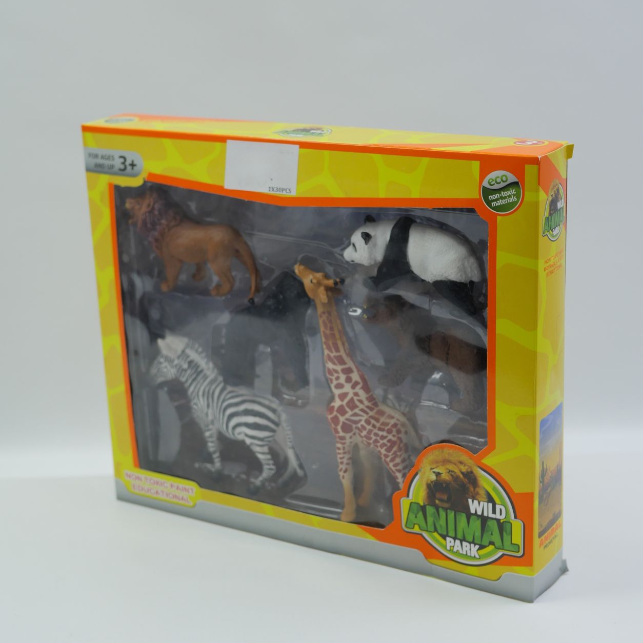 6 Piece Wild Animal Figure Set - Age 3+
