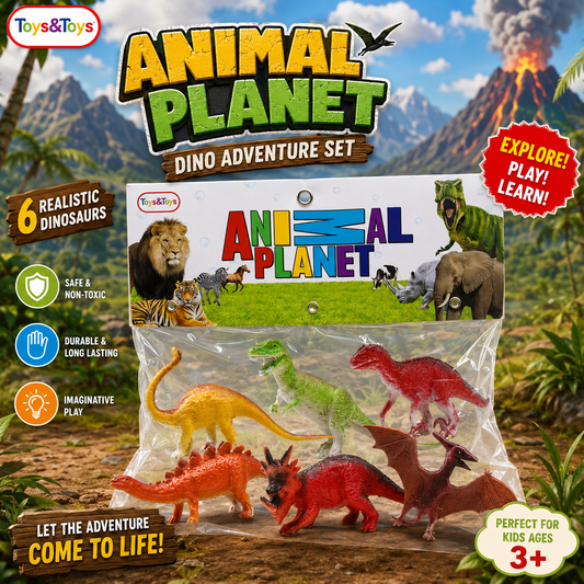 6 Piece Dinosaur Figure Set | Toys & Toys