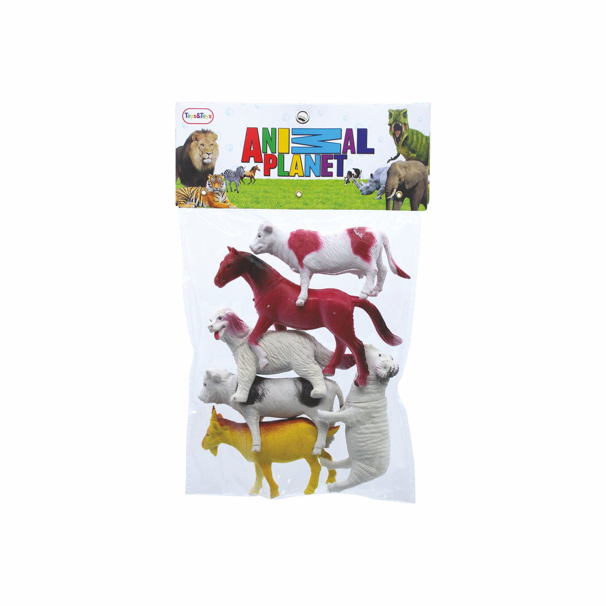6 Piece Farm Animal Figure Set - 4 Inch | Toys & Toys