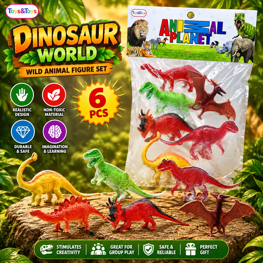 6 Piece Farm Animal Figure Set - 4 Inch | Toys & Toys