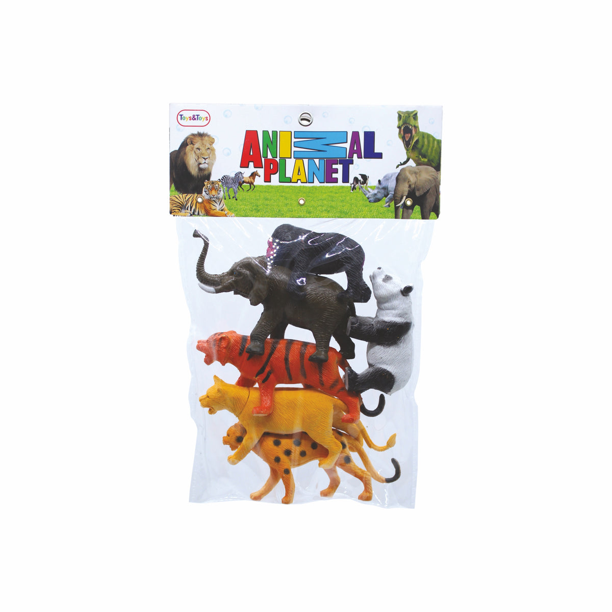 6 Piece Wild Animal Figure Set - 4 Inch | Toys & Toys