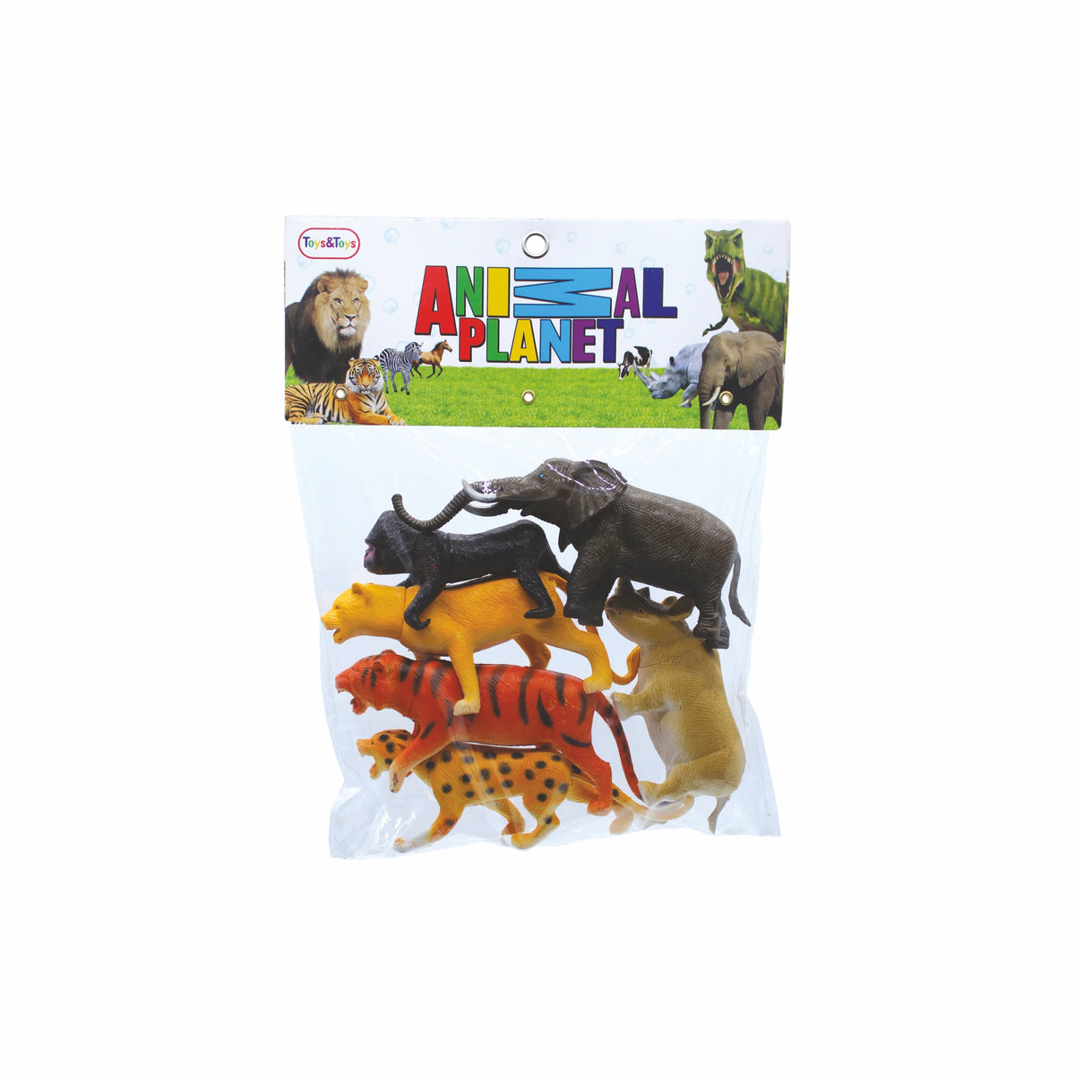 6 Piece Wild Animal Figure Set - 6 Inch | Toys & Toys