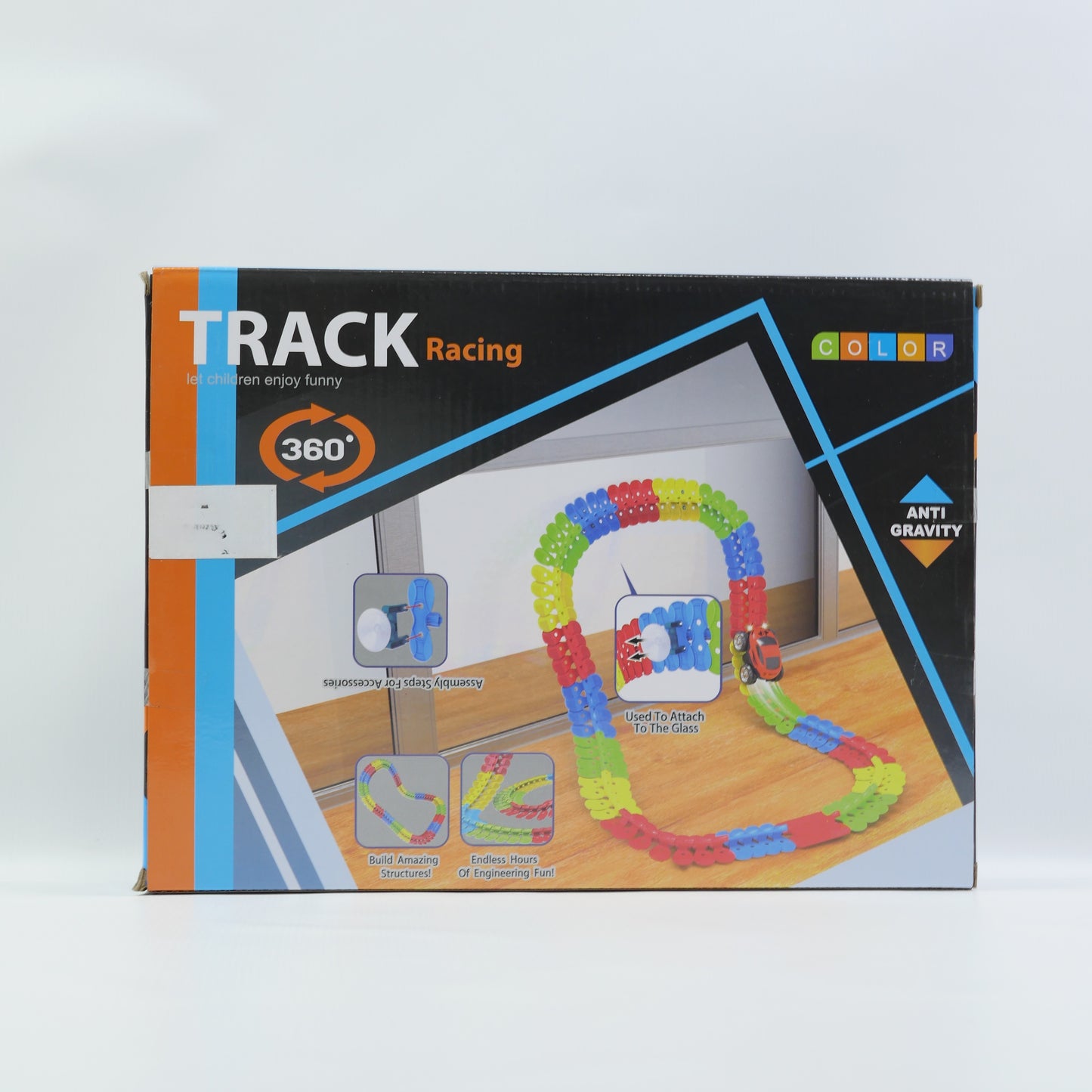 91 Piece Toy Track Set for Kids