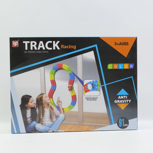 91 Piece Toy Track Set for Kids