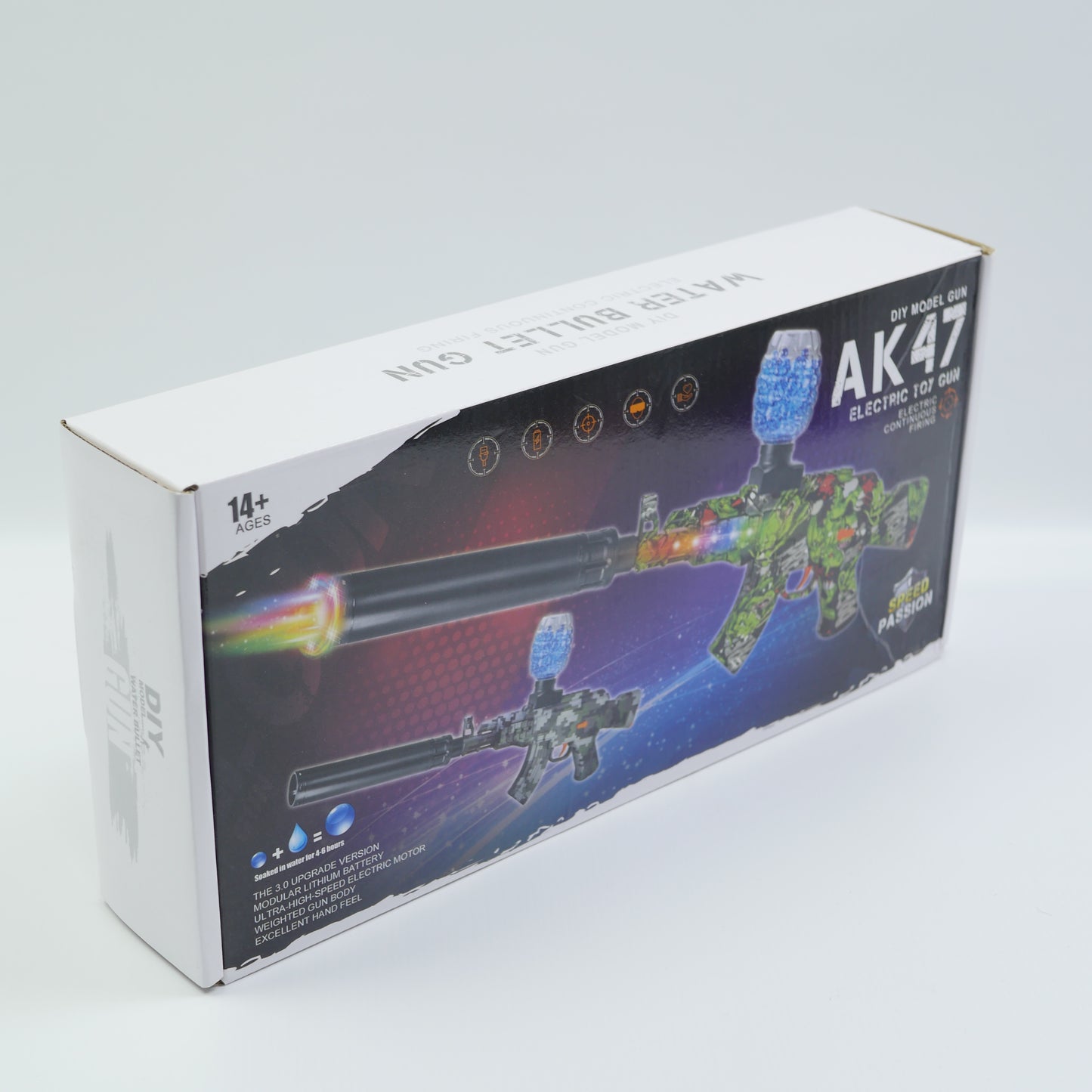 AK47 Electric Gel Ball Blaster with USB Charging - Ages 14+