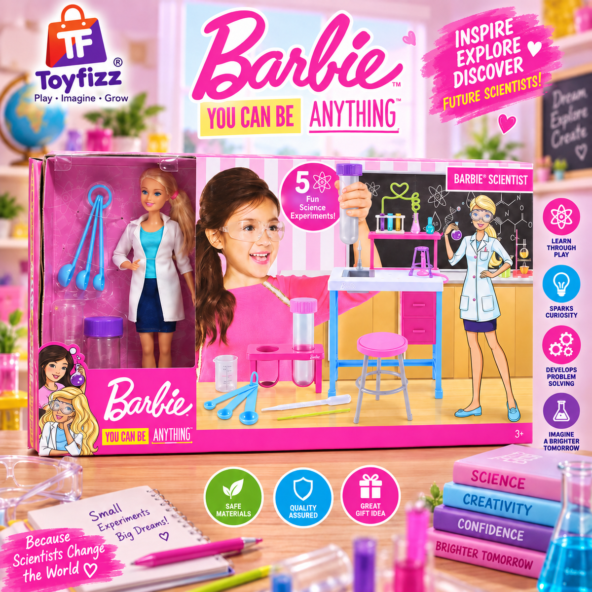 BARBIE SCIENCE ART ROOM