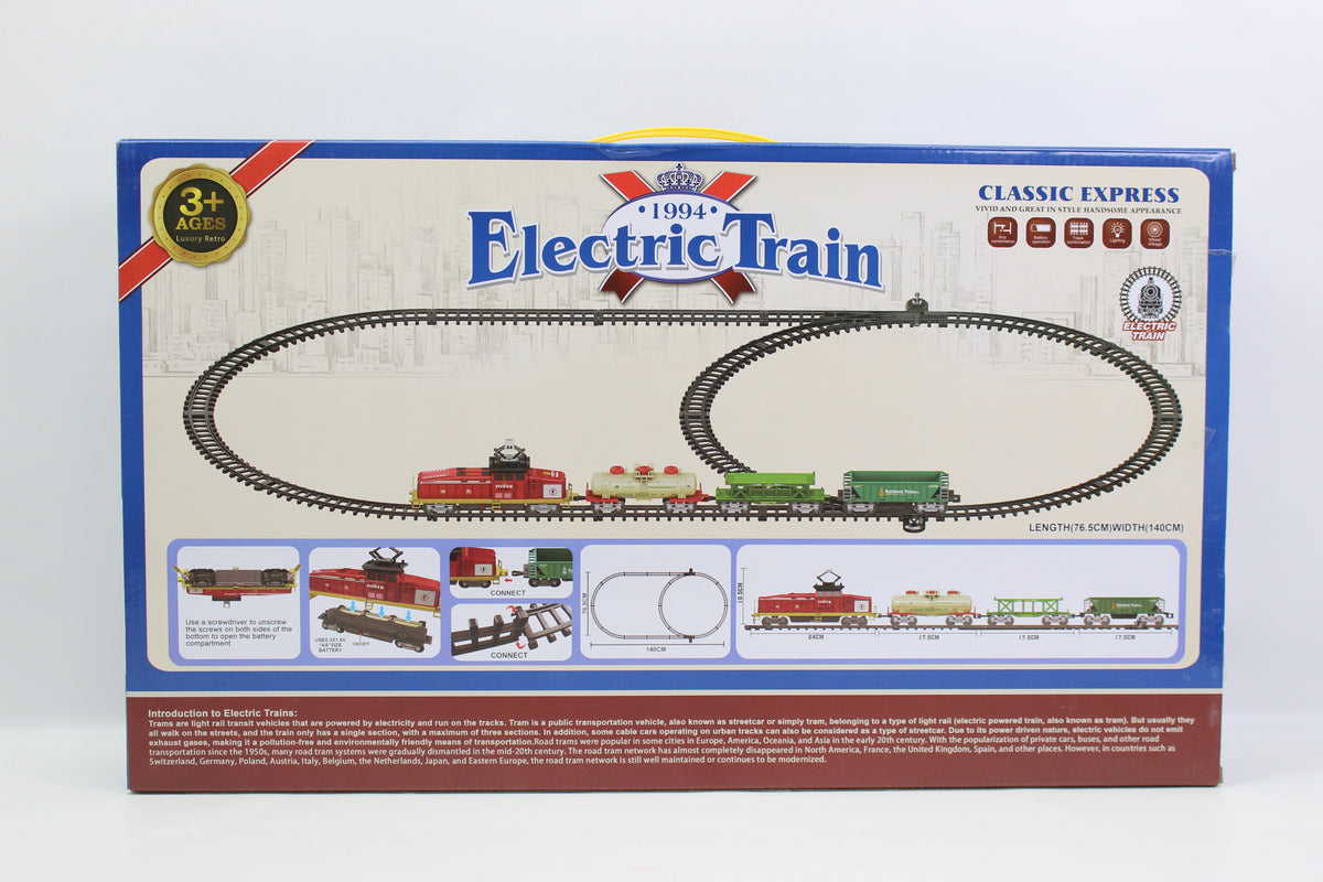 Battery Operated Electric Toy Train Set