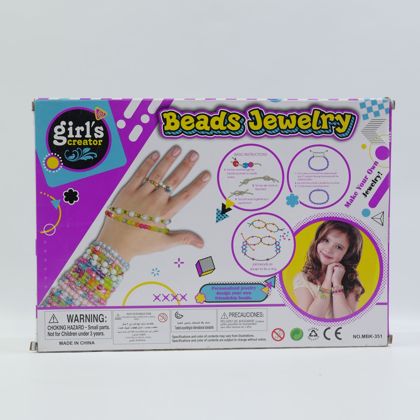 Beads and Jewelry Craft Set for Kids
