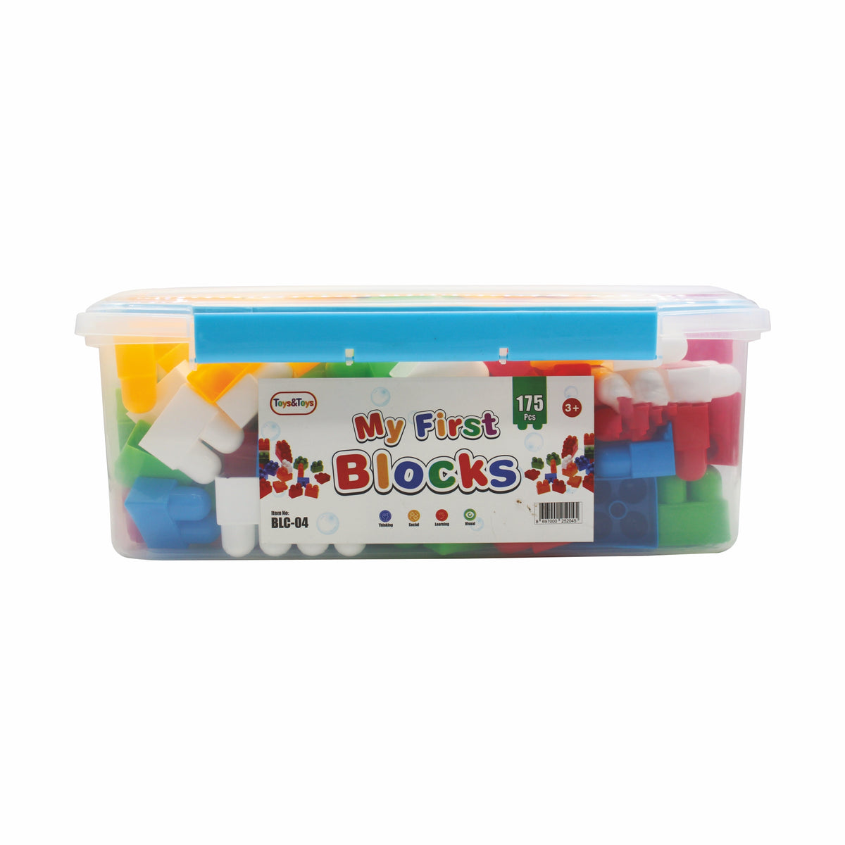 My First Blocks 175 Piece Building Blocks Bucket | Toys & Toys