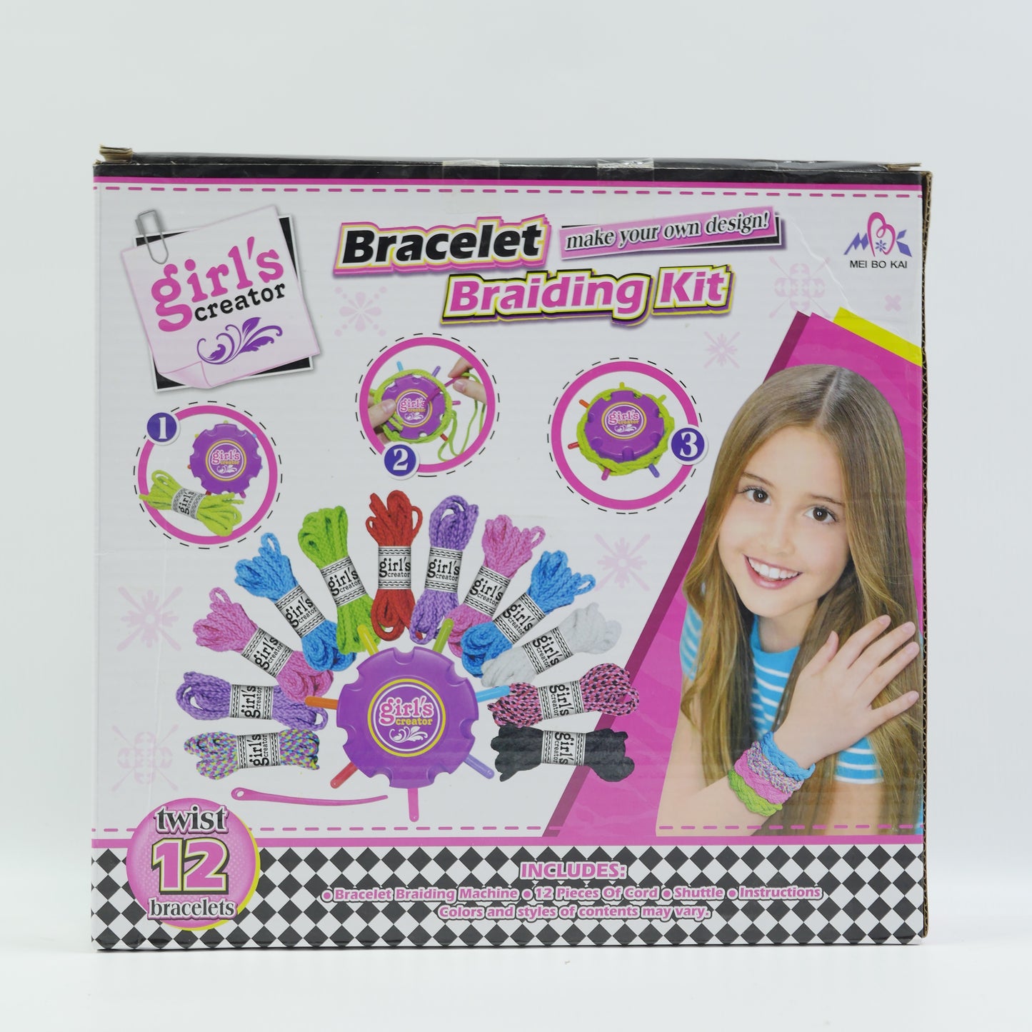 Bracelet Braiding and Bead Set for Kids