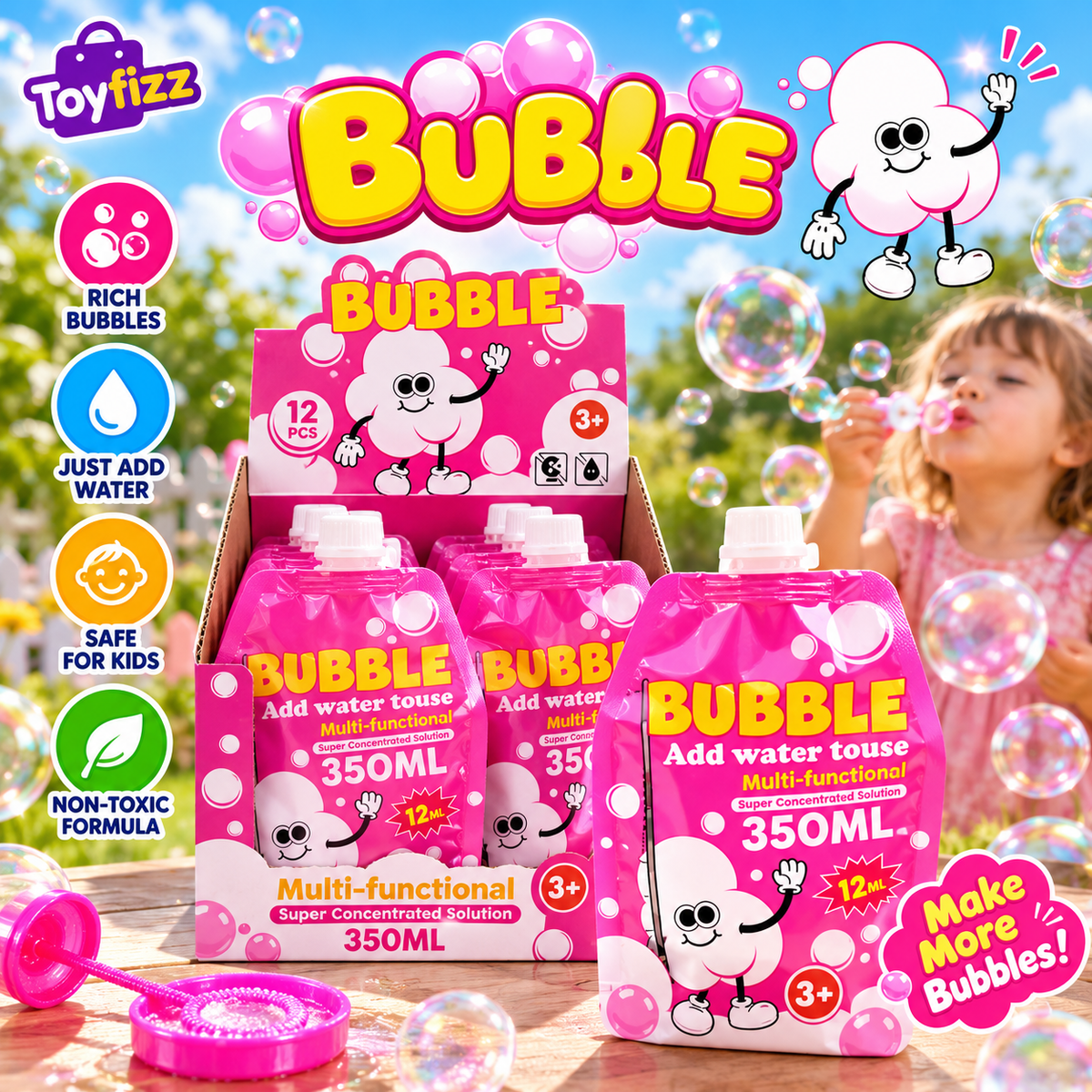 Bubble Solution Refill Bottle - 350 ml