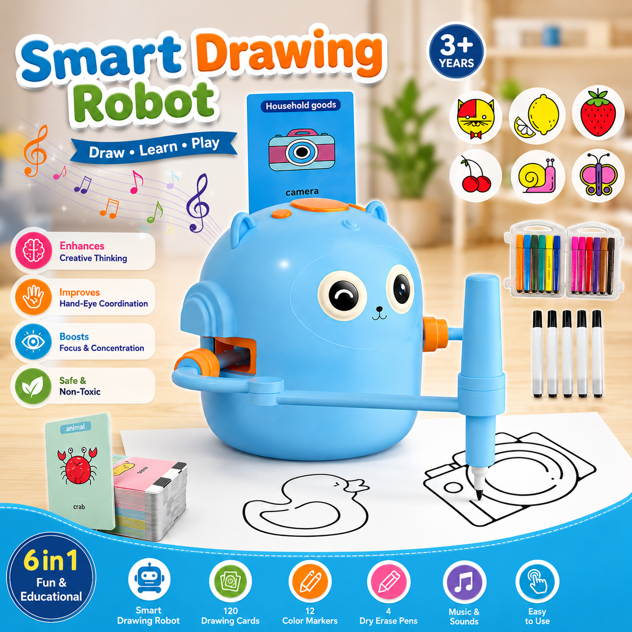 Smart Drawing Robot for Kids