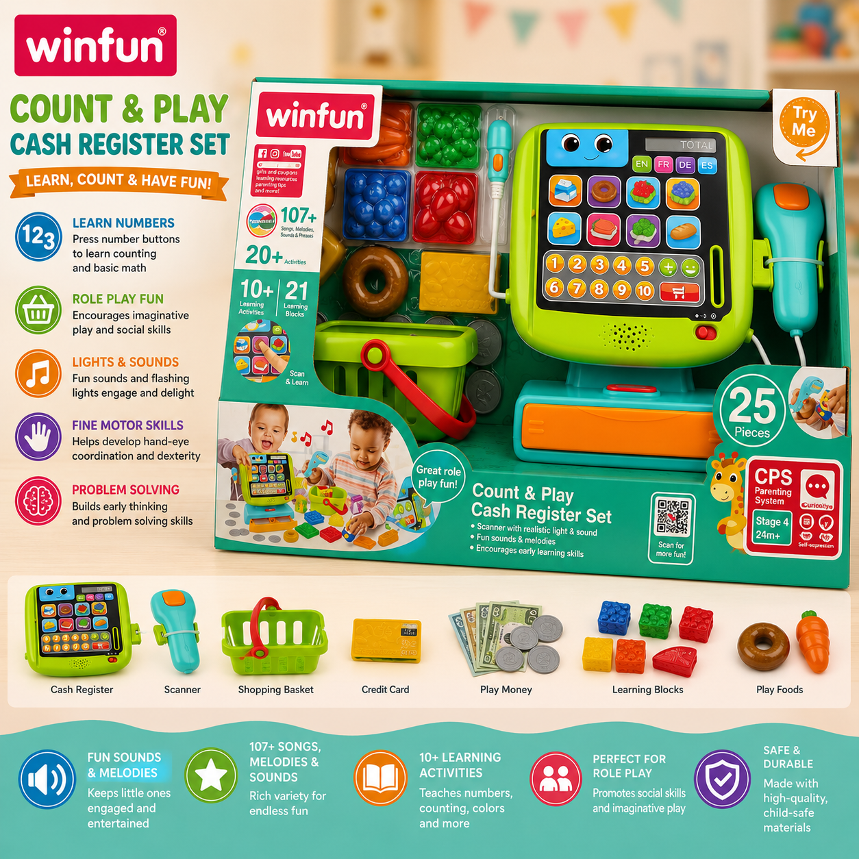 Winfun Count N Play Cash Register