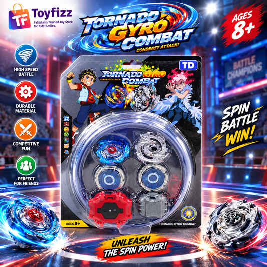 Light-Up Battle Spinning Top Set - Ages 8+