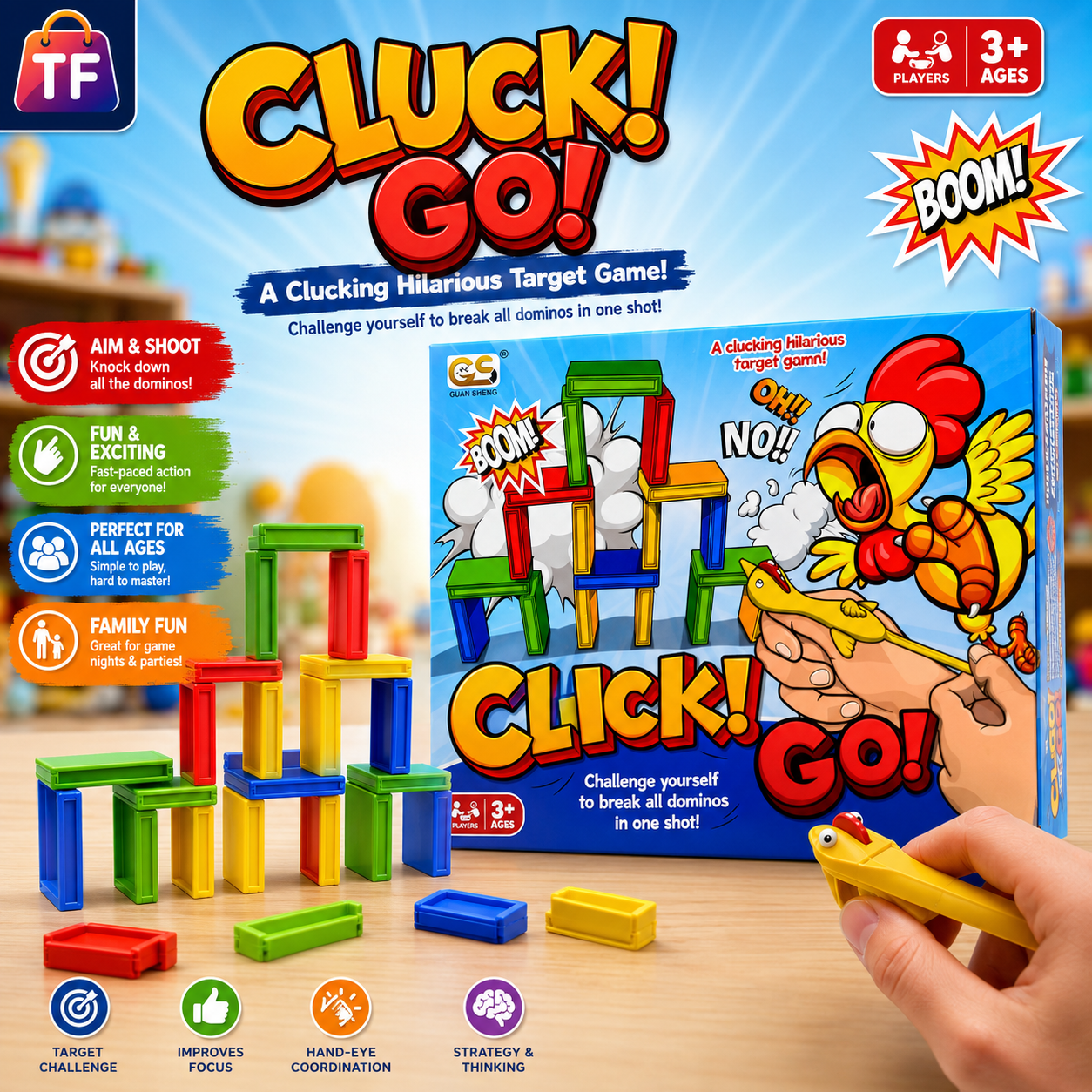 Chick Go Tabletop Game for Kids