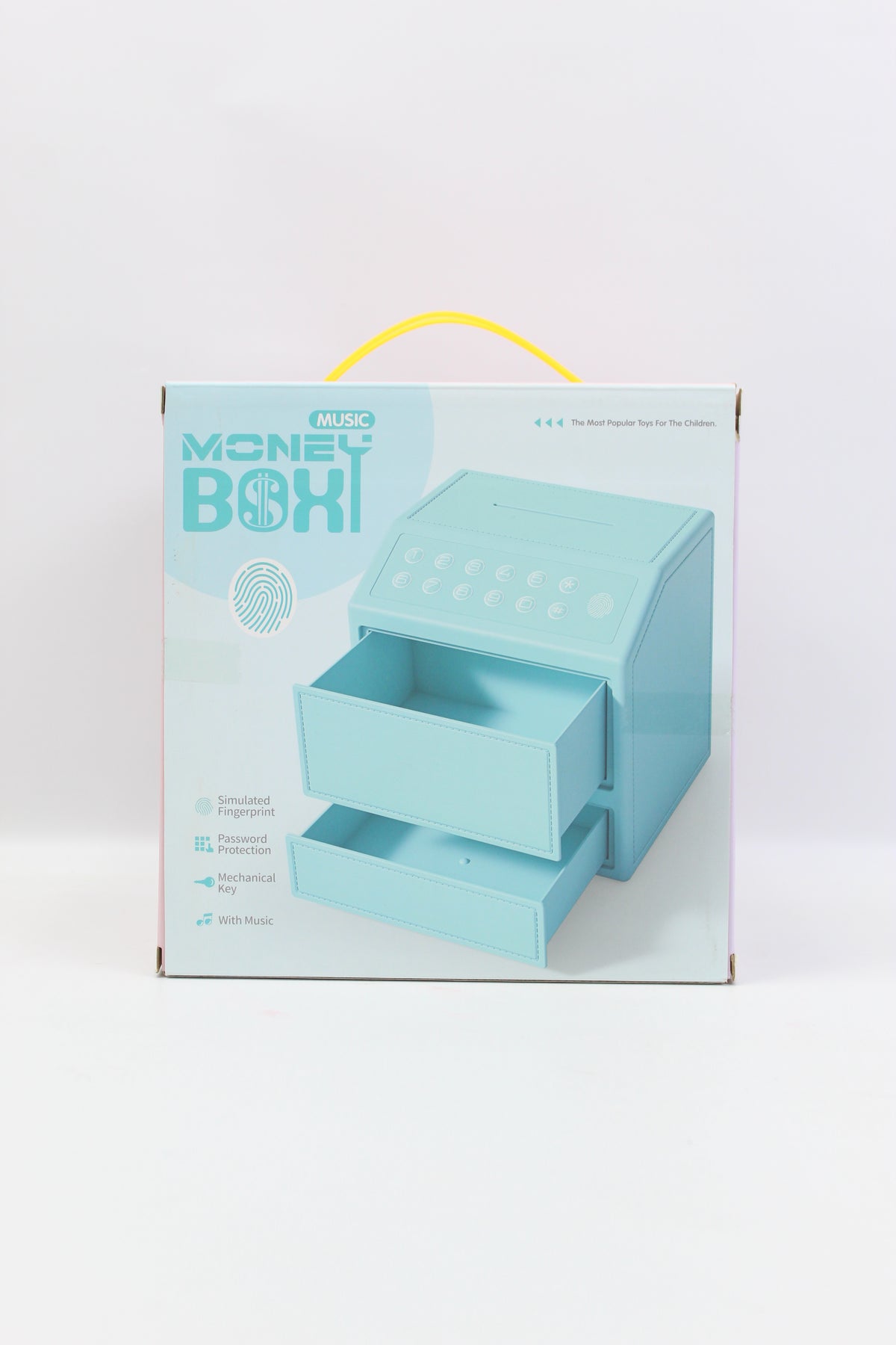 Children's Manual Money Saving Bank - Pink