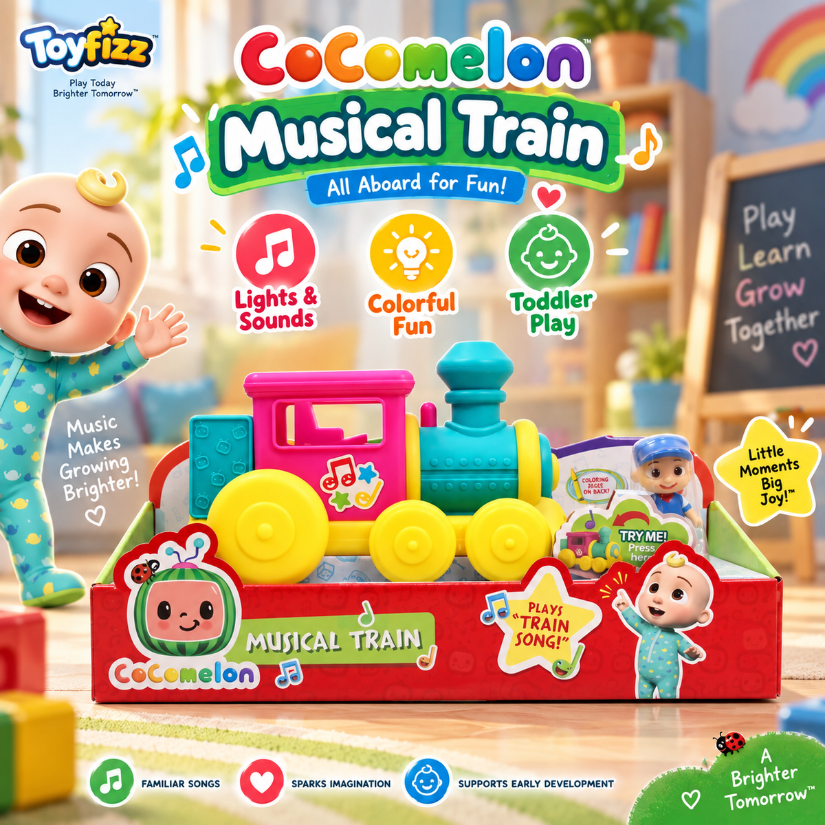 Cmw0080 COCO MELON MUSICAL TRAIN