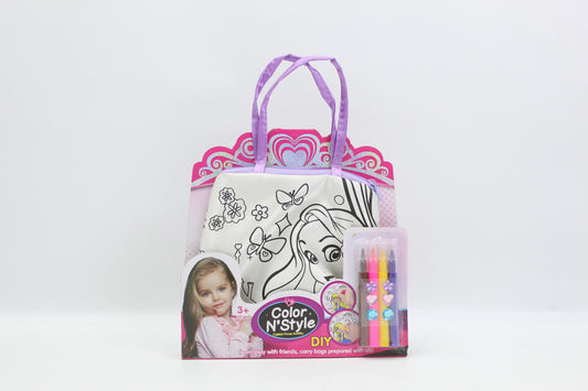 Coloring and Painting Beauty Bag Art Set