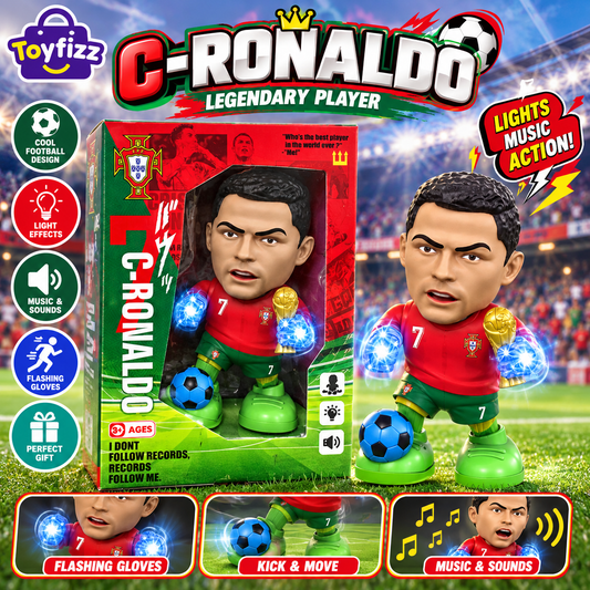 Cristiano Ronaldo Musical Football Player Figure