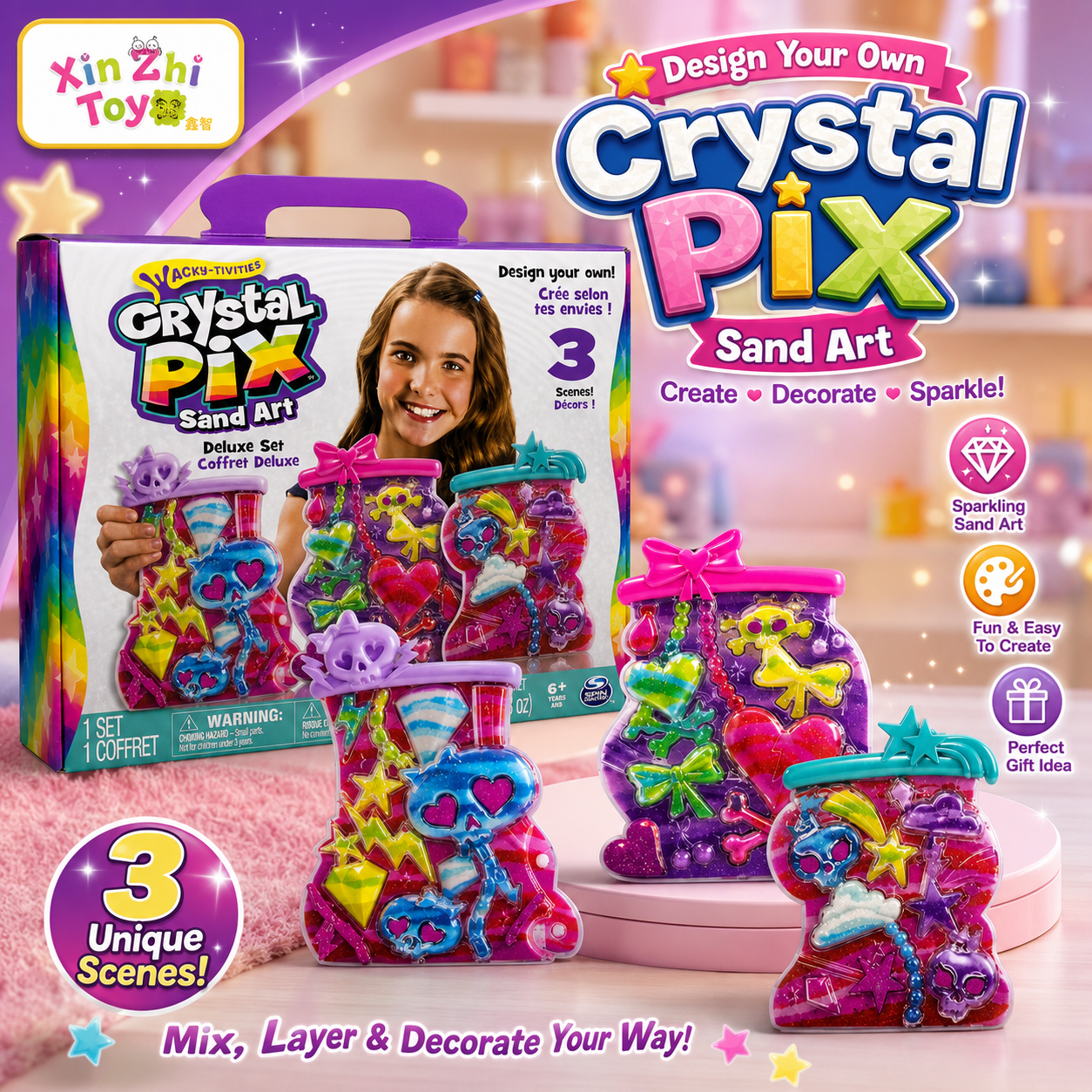 Crystal Pix Sand Art Craft Set