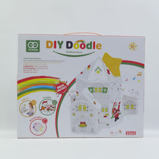 DIY Color-and-Build Doodle House Set for Kids