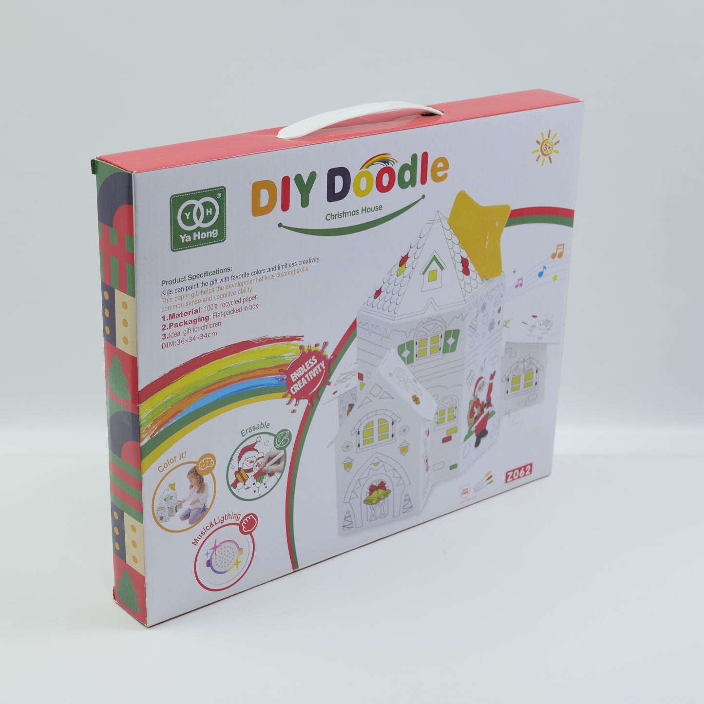 DIY Color-and-Build Doodle House Set for Kids