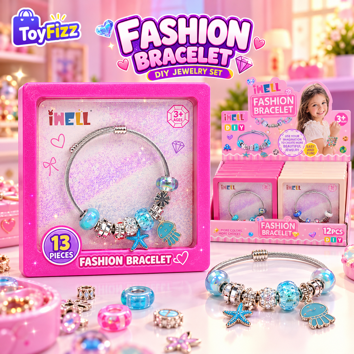DIY Fashion Bracelet Set - Assorted Designs
