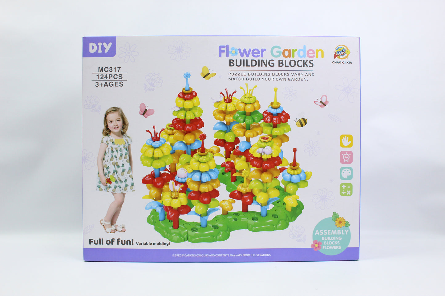 DIY Flower Garden Building Blocks Set - Ages 3+