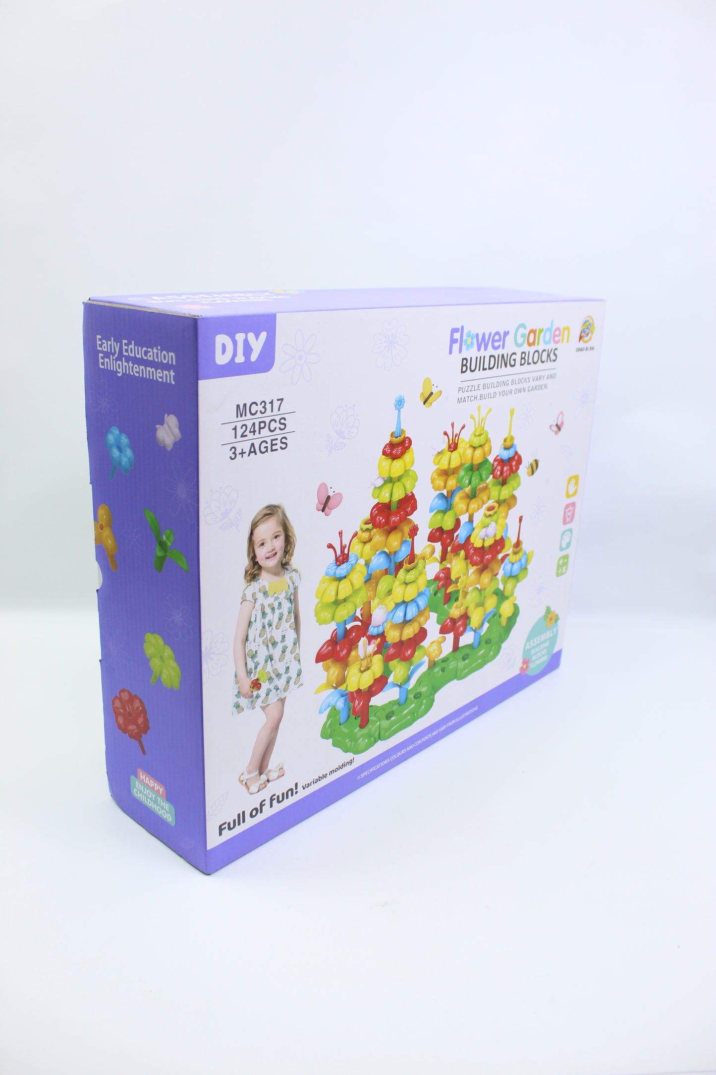 DIY Flower Garden Building Blocks Set - Ages 3+