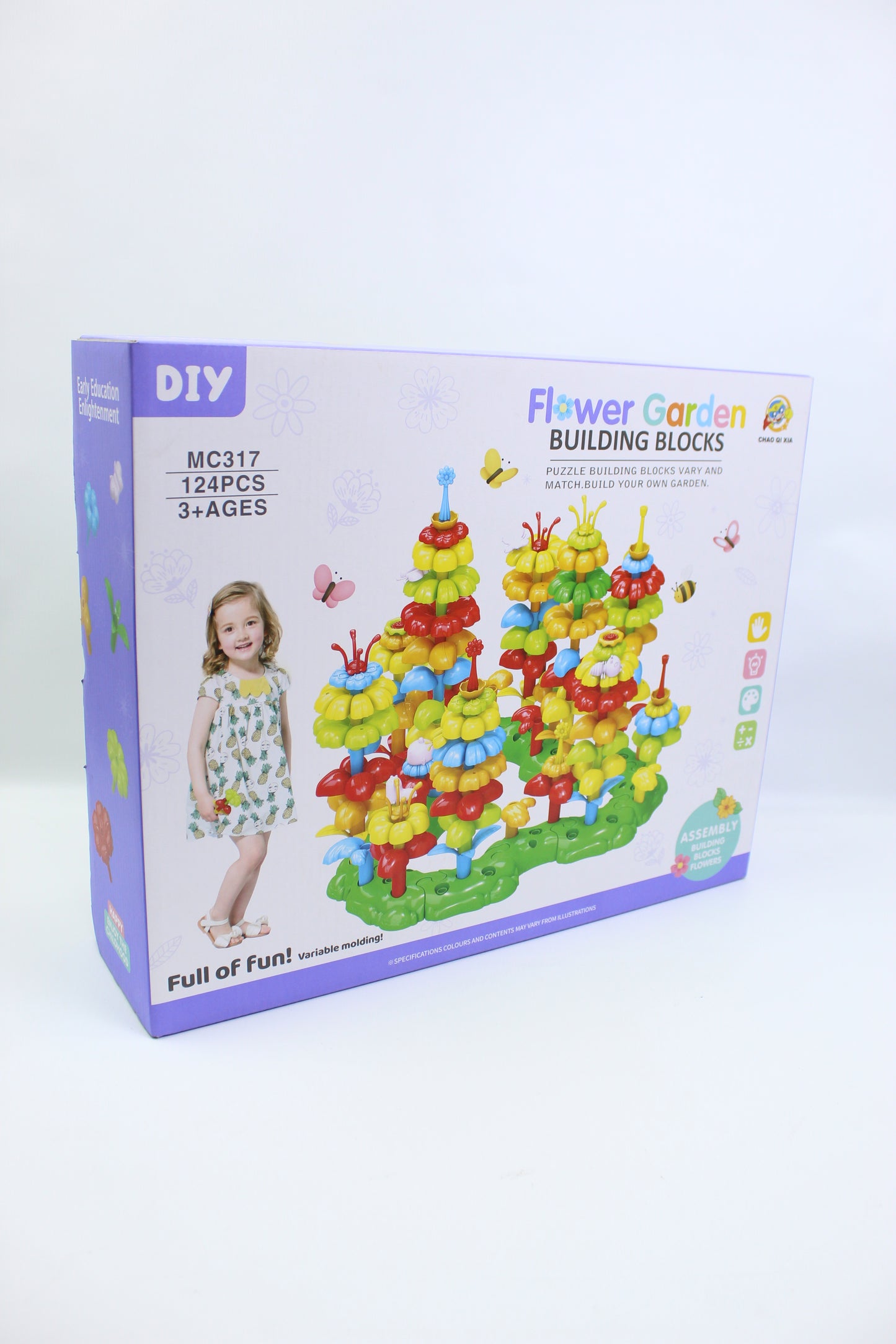 DIY Flower Garden Building Blocks Set - Ages 3+