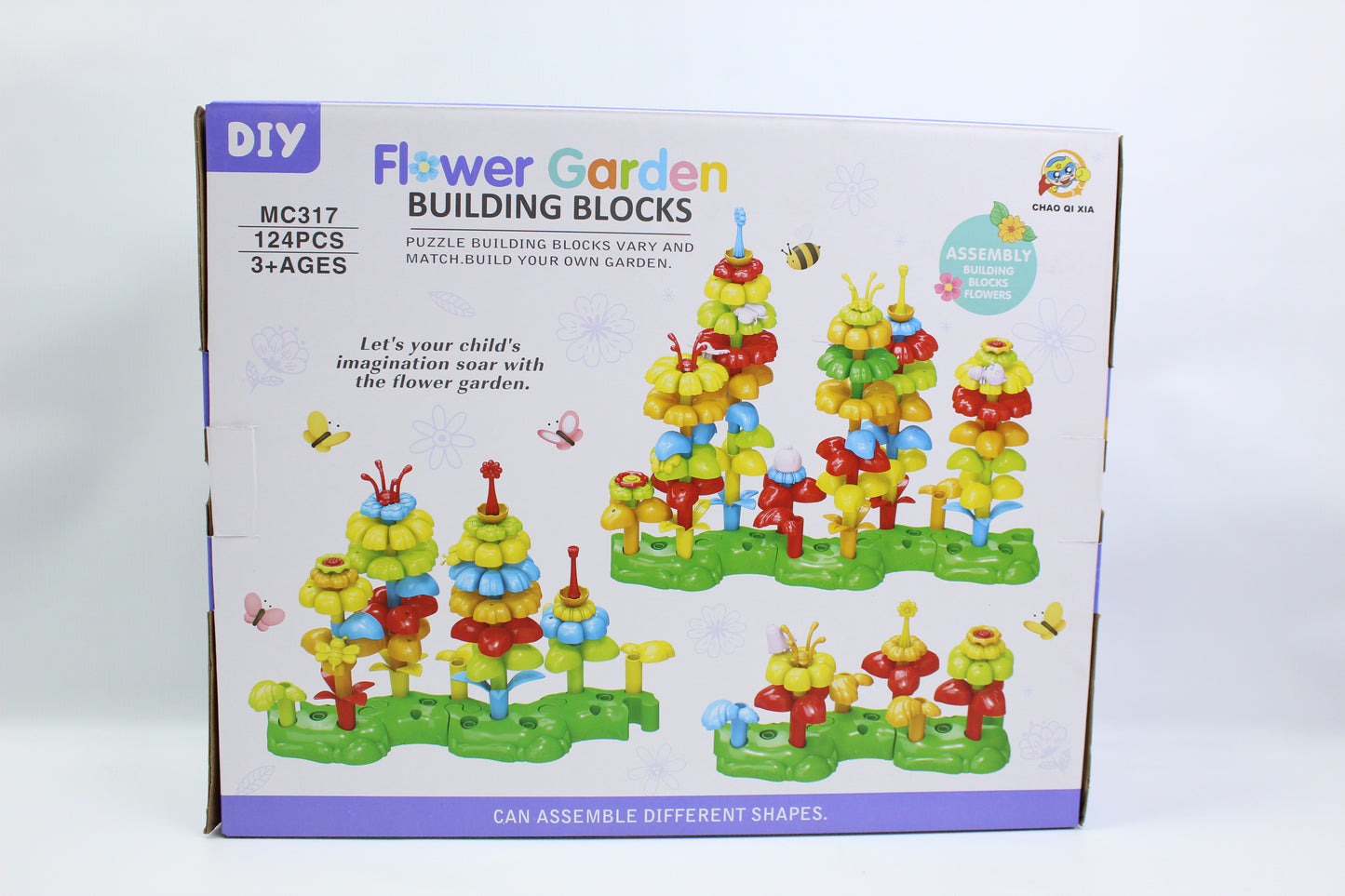 DIY Flower Garden Building Blocks Set - Ages 3+