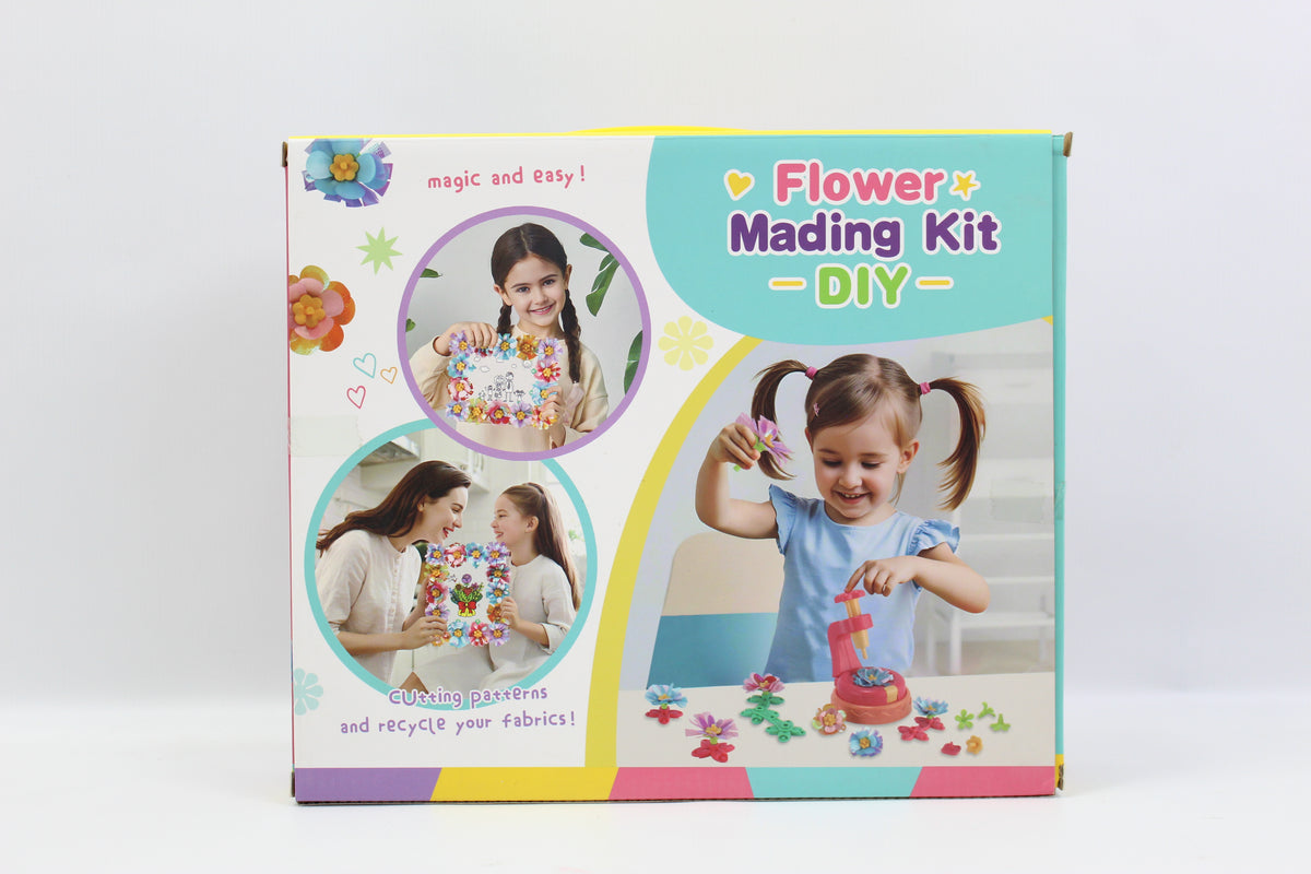 DIY Flower Making Craft Set - 102 Pieces - Ages 6+