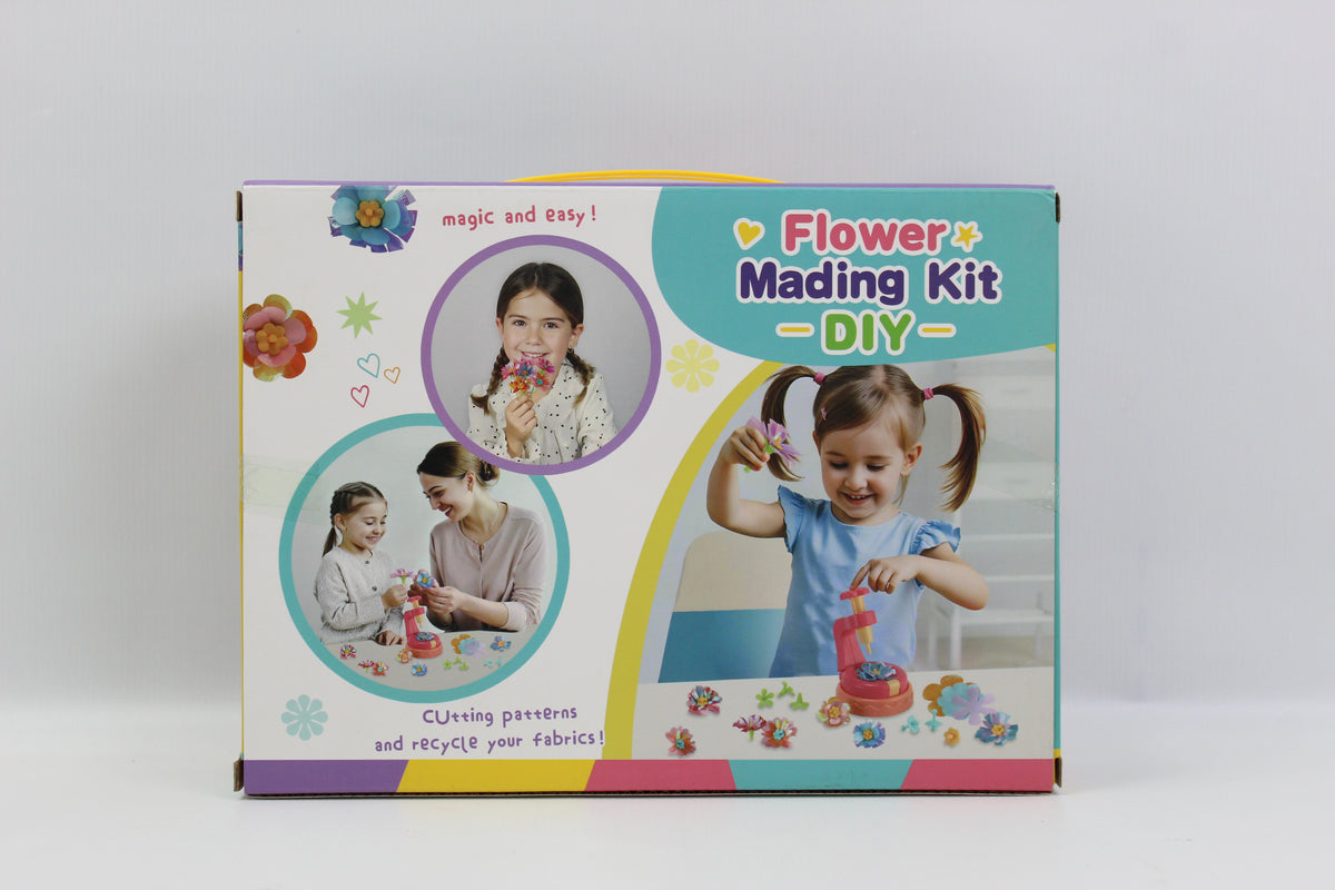 DIY Flower Making Craft Set - 65 Pieces - Ages 6+