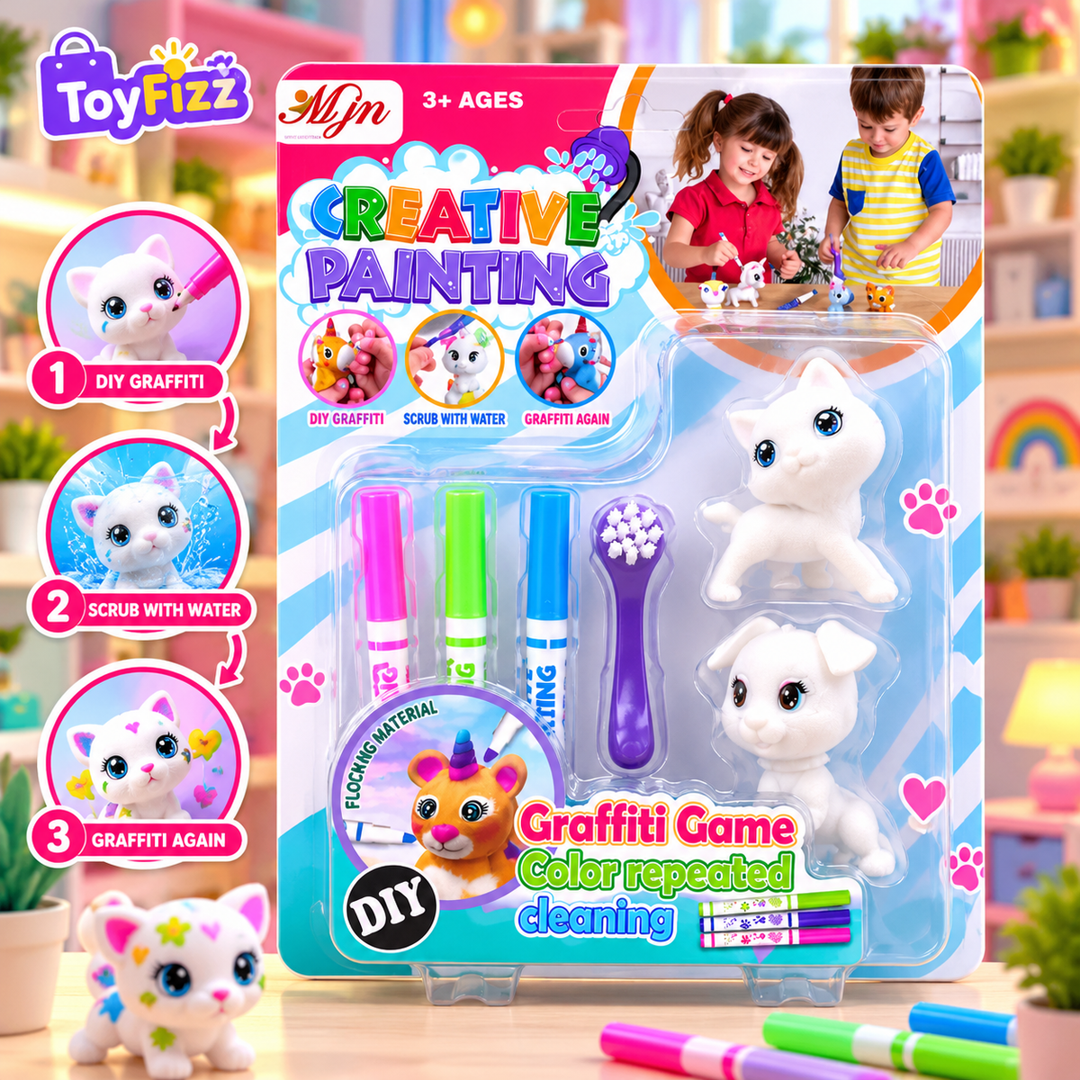 DIY Graffiti Figurine Painting Craft Kit