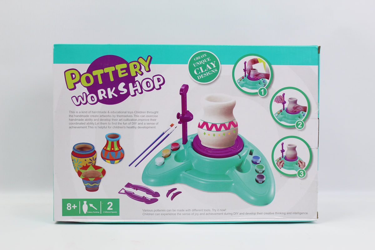DIY Pottery Wheel Arts and Crafts Set - Ages 8+