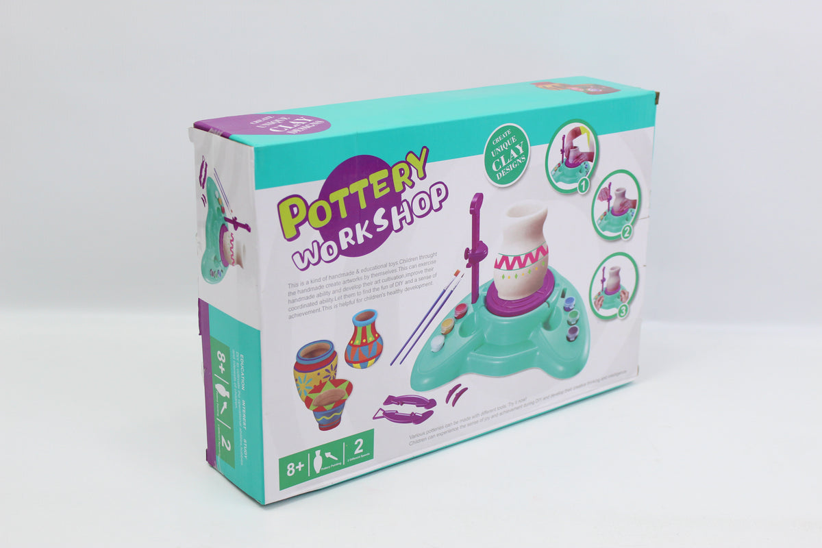 DIY Pottery Wheel Arts and Crafts Set - Ages 8+