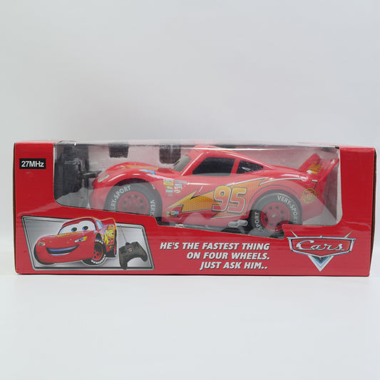 Disney Cars Lightning McQueen Remote Control Car with USB Charging for Kids
