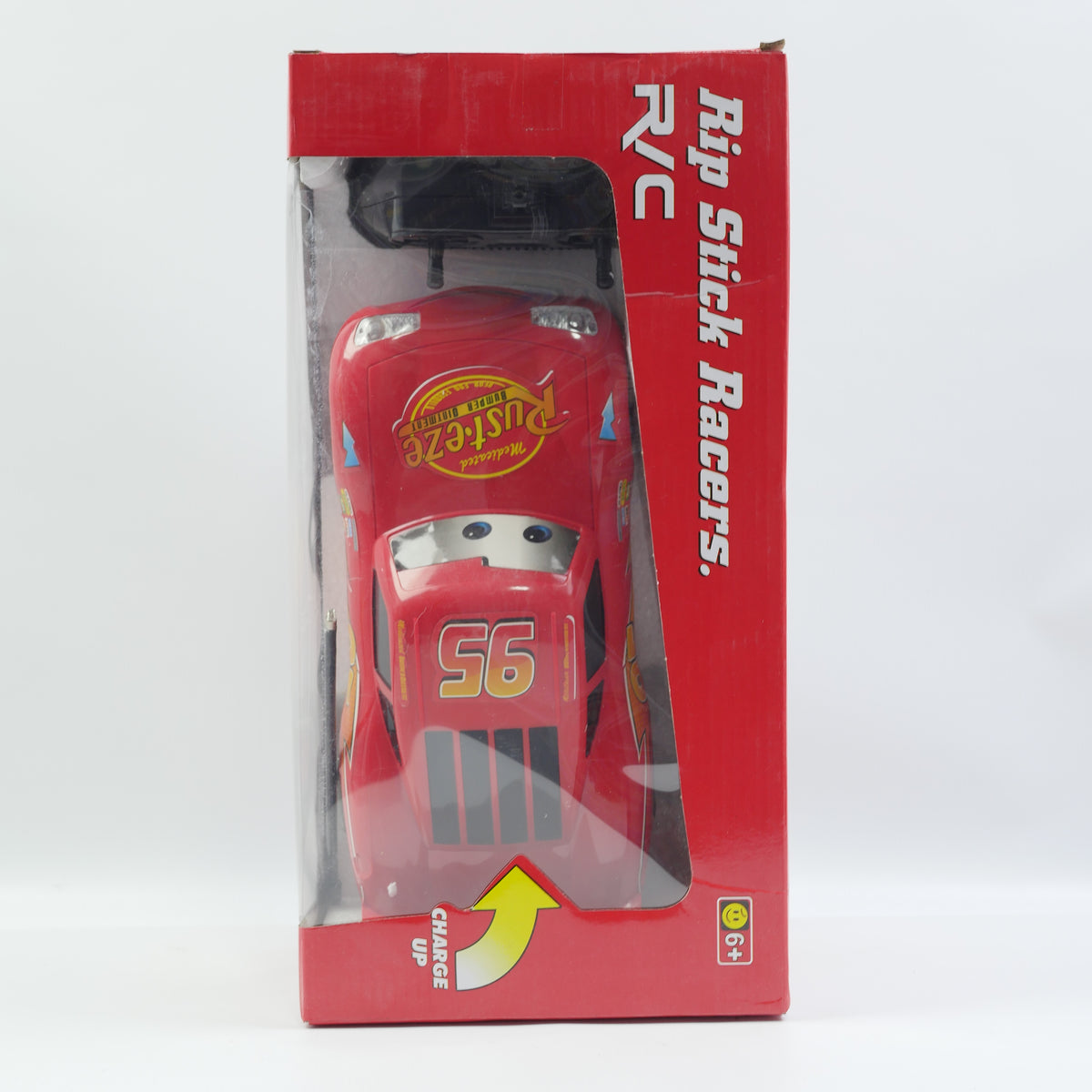 Disney Cars Lightning McQueen Remote Control Car with USB Charging for Kids