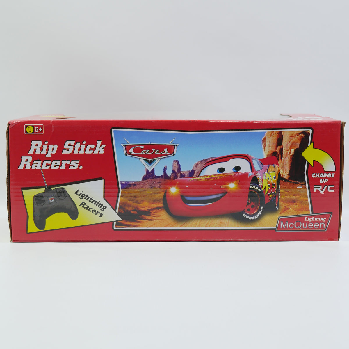 Disney Cars Lightning McQueen Remote Control Car with USB Charging for Kids