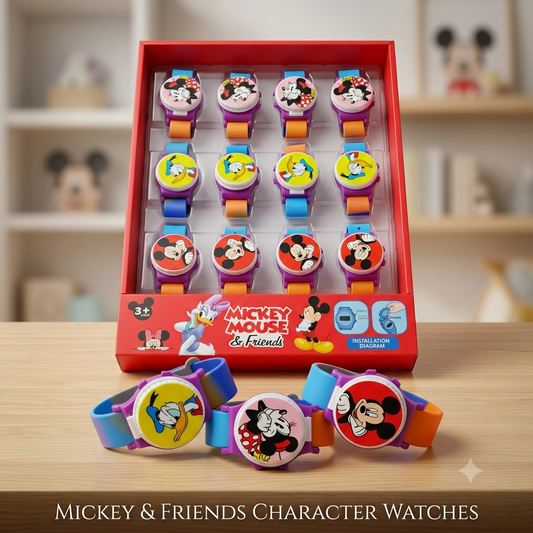 Disney Mickey and Minnie Digital Kids Watch - Assorted Design - Ages 3+