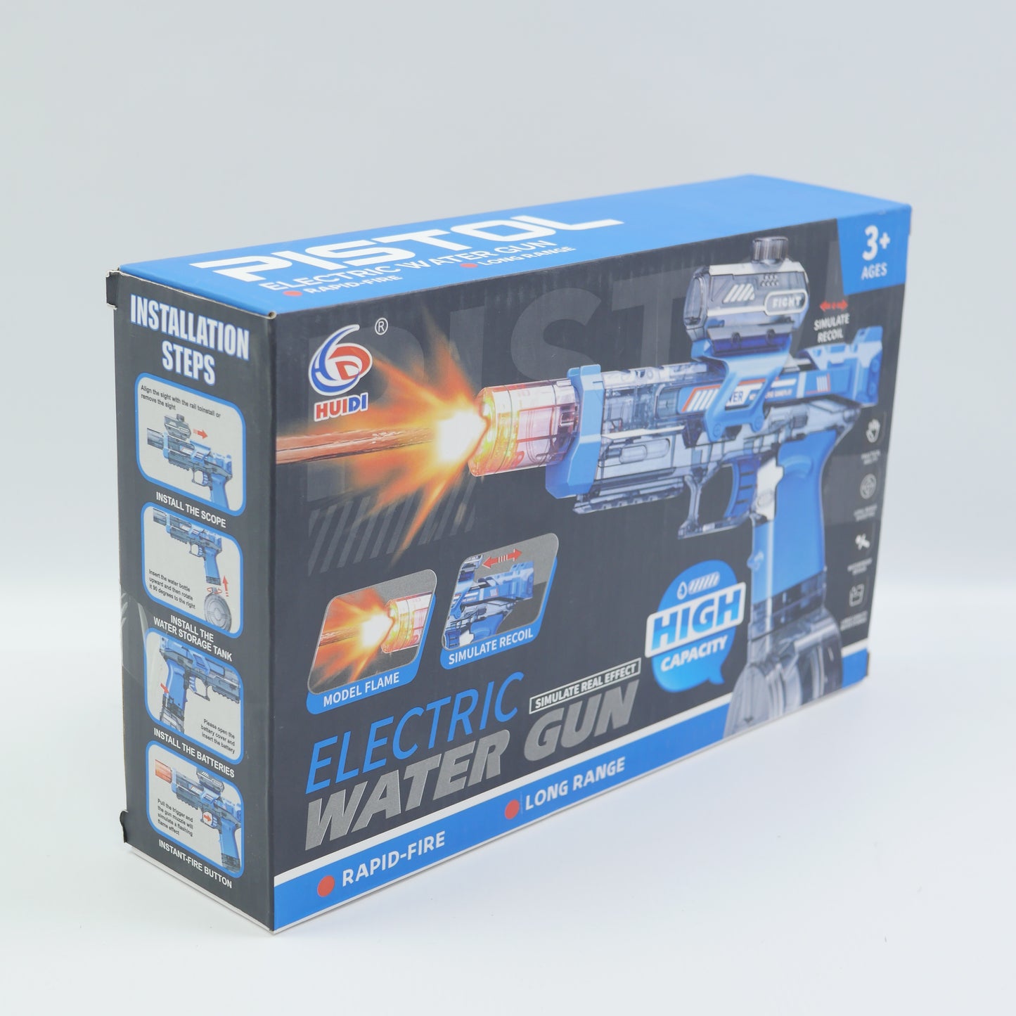 Electric Water Blaster - Assorted Colors - Ages 3+